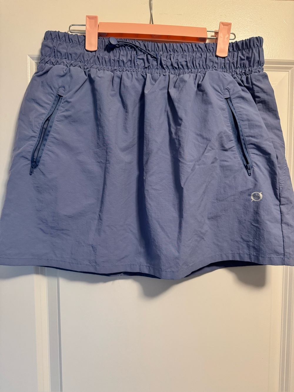 Born Outdoor Periwinkle Drawstring Elastic Waist Skort